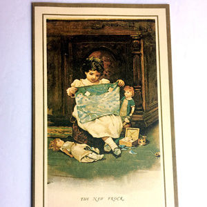 Vintage Birthday Card - Wall Art Print